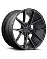 Staggered Full Set: Niche Misano Satin Black M117
