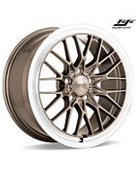 Staggered Full Set: Ace Alloy AFF04 Bronze w/ Machined Lip Raised Face (Flow Formed) 