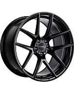 Staggered Full Set: Ace Alloy AFF02 All Matte Black (Flow Formed)
