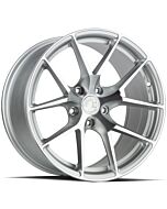 Staggered Full Set: Aodhan AFF7 Gloss Silver Machined Face