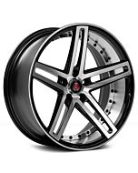 Staggered Full Set: AXE EX20 Gloss Black Machined Face and Polished Barrel