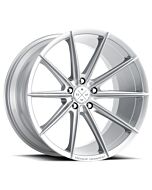 Staggered Full Set: Blaque Diamond BD-11 Gloss Silver