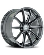 Staggered Full Set: Curva Concepts CFF46 Gun Metal (Flow Forged)