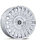 Staggered Full Set: DUB DC272 Honcho Chrome