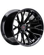 Staggered Full Set: Ferrada Forge-8 FR9 Obsidian Black (Rotary Forged)