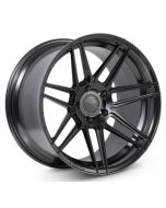 Staggered Full Set: Ferrada Forge-8 FR6 Matte Black (Rotary Forged)