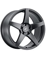 Staggered Full Set: Forgestar CF5 Satin Black (Flow Formed)