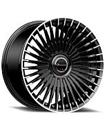 Staggered Full Set: Giovanna Tulum Gloss Black Machined Tips