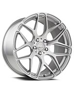 Staggered Full Set: MRR Ground Force GF9 Silver w/ Machined Face