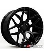 Staggered Full Set: MRR FS01 Matte Black (Flow Formed)