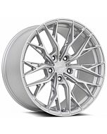Staggered Full Set: MRR Ground Force GF5 Silver Machined (Flow Form)