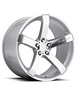 Staggered Full Set: MRR VP5 Gloss Silver Machined
