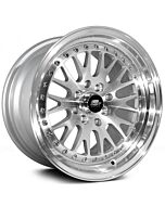 Staggered Full Set: MST MT10 Silver w/ Machined Face