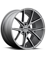Staggered Full Set: Niche Misano Anthracite M116