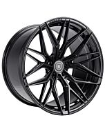 Staggered Full Set: Rohana RFX17 Gloss Black (Cross Forged)