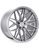 Staggered Full Set: Rohana RFX17 Brushed Titanium (Cross Forged)