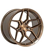 Staggered Full Set: Rohana RFX11 Brushed Bronze (Cross Forged)