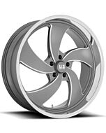 Staggered Full Set: US Mags U133 Desperado Anthracite Milled w/ Diamond Cut Lip
