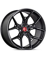 Staggered Full Set: Vossen HF-5 Satin Anthracite (Hybrid Forged)