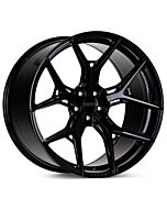 Staggered Full Set: Vossen HF-5 Gloss Black (Hybrid Forged)