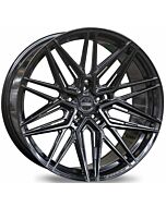 Staggered Full Set: Vossen HF-7 Gloss Black (Hybrid Forged)