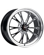 Staggered Full Set: Weld Performance Belmont S113 Gloss Black Milled Machined (Rotary Formed)