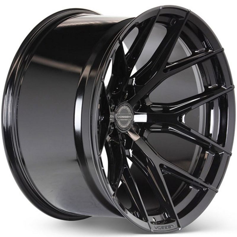 22x12 Vossen HF6-4 Gloss Black (Hybrid Forged) (Extreme Deep Concave ...