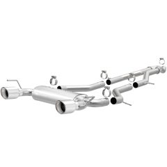 MagnaFlow 13 Cadillac ATS 2.0L Turbocharged Dual Split Rear Exit Stainless Cat Back Perf Exhaust 15194
