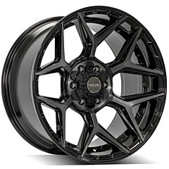 (Black Friday Sale) 22x10 4Play Off-Road 4P06 Brushed Black 6x135 6x5.5/139.7 -18mm