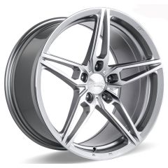 (Huge Savings) 20x9 Ace Alloy AFF01 Liquid Silver Machined Face (Flow Formed) (CUSTOM 2-3 weeks)