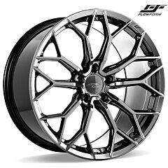 Staggered Full Set: Ace Alloy AFF09 Black Chrome (Flow Formed)