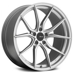 18x8 Advanti Racing Hybris Silver Machined 5x112 45mm