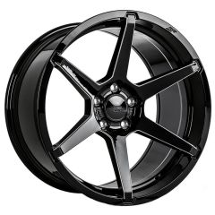 (Huge Savings) 20x9 Ace Alloy AFF06 Gloss Black Milled (Flow Formed) (CUSTOM)