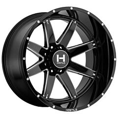 22x14 Hostile H109 Alpha Blade Cut (8 Lug) (* May Require Trimming) 8x180 -76mm