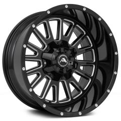 20x12 American Off-Road A105 Black Milled (Dual Stage Forged) (* May Require Trimming) -44mm (CUSTOM)