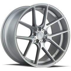 20x9 Aodhan AFF3 Gloss Silver Machined Face 5x4.5/114.3 32mm