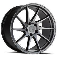 (Special Pricing) 18x9.5 Aodhan AH09 Hyper Black 5x112 35mm (Left)