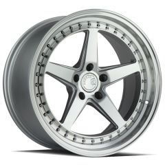 (Special Pricing) 19x11 Aodhan DS05 Silver w/ Machined Face 5x4.5/114.3 22mm