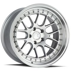 19x11 Aodhan DS06 Silver w/ Machined Face 5x4.5/114.3 15mm