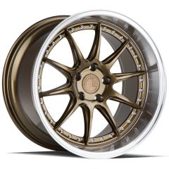 (Special Pricing) 19x9.5 Aodhan DS07 Bronze w/ Machined Lip 5x4.5/114.3 15mm