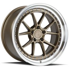 (Special Pricing) 19x9.5 Aodhan DS08 Bronze w/ Machined Lip (Flow Formed) 5x4.5/114.3 30mm