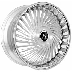 Staggered Full Set: Artis Juicy XL Silver Machined w/ Stainless Steel Chrome Lip