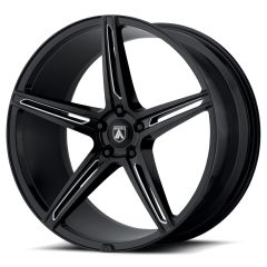 20x9 Asanti ABL-22 Gloss Black Milled 5x120 35mm