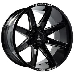 20x12 AXE Offroad Artemis Gloss Black Milled (* May Require Trimming)   5x5/127 5x5.5/139.7 -44mm