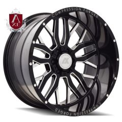 22x14 AXE Offroad AX1.0 Gloss Black Milled (Compression Forged) (* May Require Trimming) 8x6.5/165 -76mm