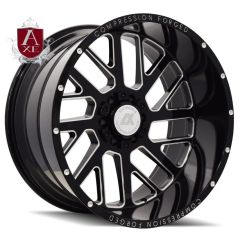 20x12 AXE Offroad AX2.0 Gloss Black Milled (Compression Forged) (* May Require Trimming) 8x180 -44mm