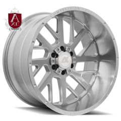 (Special Pricing) 22x12 AXE Offroad AX2.1 Silver Brushed Milled w/ Mirror Lip (Compression Forged) (* May Require Trimming) 6x135 6x135 -44mm