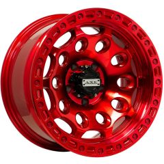 (Clearance - No Returns) 17x9 AXE Offroad Chaos Candy Red 5x5/127 -40mm