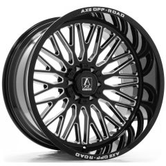 26x14 AXE Offroad Kratos Gloss Black Milled Ã‚Â (* May Require Trimming) 8x180 -76mm