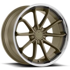 20x9 Blaque Diamond BD-23 Bronze w/ Chrome Stainless Steel Lip (CUSTOM)